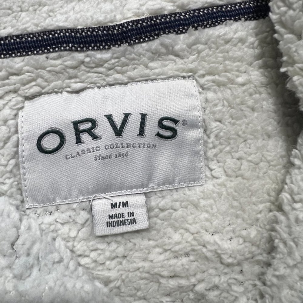 Orvis Quarter Zip Size Medium - Picture 3 of 4